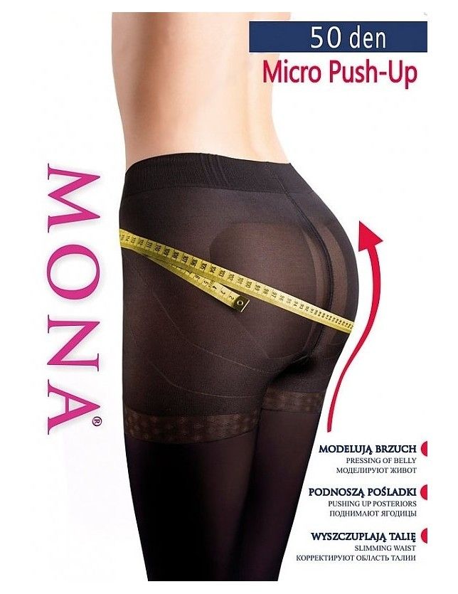 Mona Micro Push-Up harisnyanadrág 50 den 5-XL