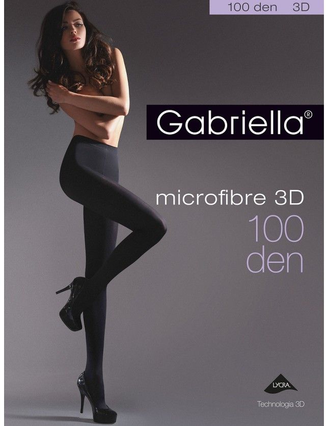 Gabriella Microfibre 3D harisnya 119 5-XL 100 den